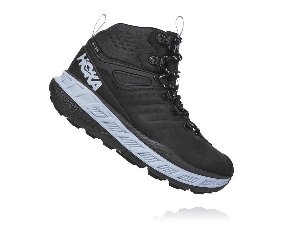 Hoka One One Yürüyüş Botları Kadın Siyah - Stinson Mid Gore-Tex - LH7965034